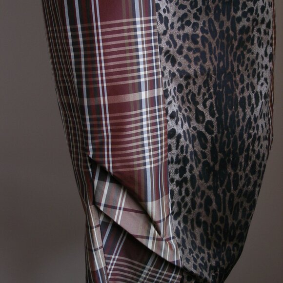 MAX MARA skirt, pattern mix, silk & cotton - Made in Italy - US8\MEX30\EU38\IT42 - Picture 4 of 4